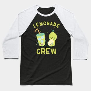 Cute kawaii Lemonade Crew fun summertime Baseball T-Shirt